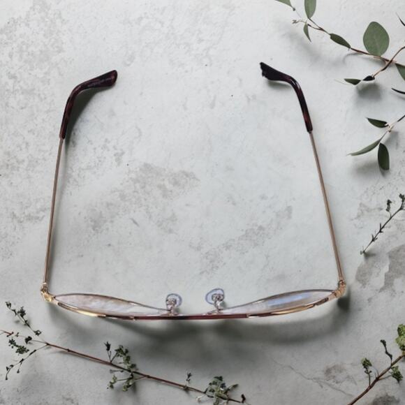 Noelle Gold Blue Light Glasses - Picture 3 of 12